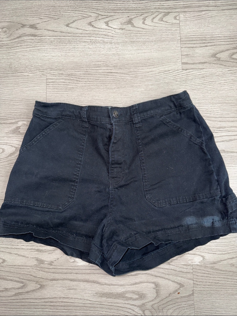 Hollister High-Waist Black Women's Shorts